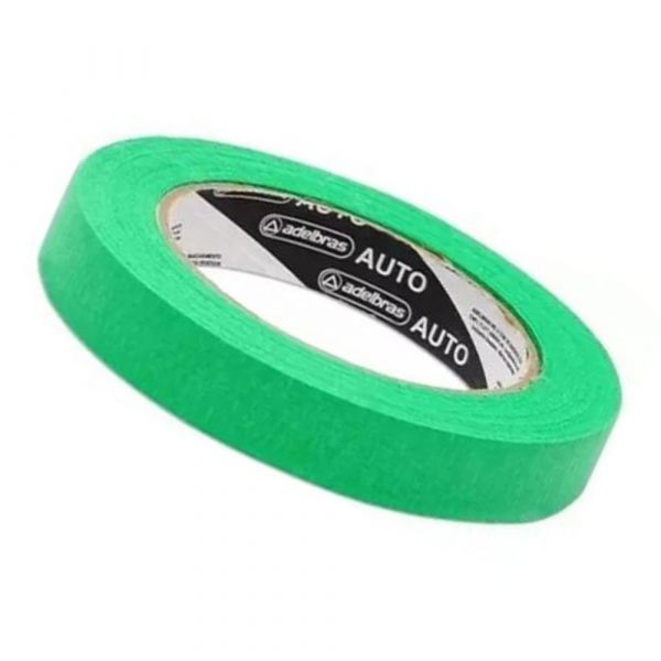 Fita Crepe Automotiva 18mmx40m Verde 766 Adelbras