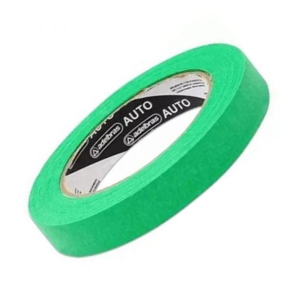 Fita Crepe Automotiva 18mmx40m Verde 766 Adelbras