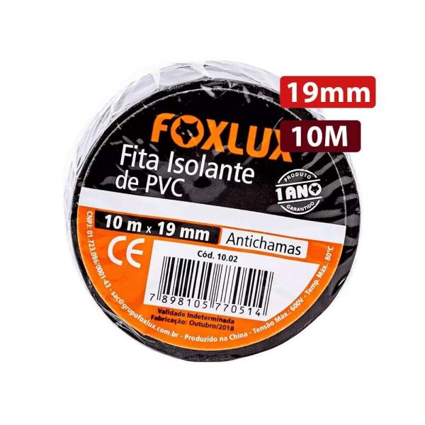 Fita Isolante Foxlux 10M