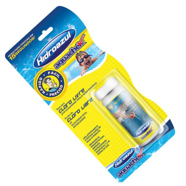 Fita Teste para Piscinas Aquachek 50 Tiras Hidroazul
