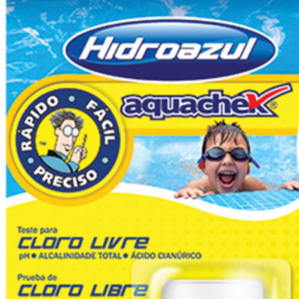 Fita Teste para Piscinas Aquachek 50 Tiras Hidroazul