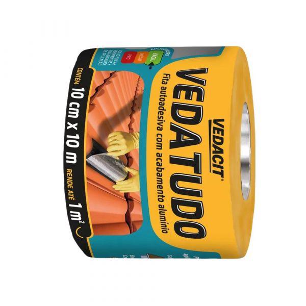 Fita Veda Tudo 10cm x 10m Vedacit 