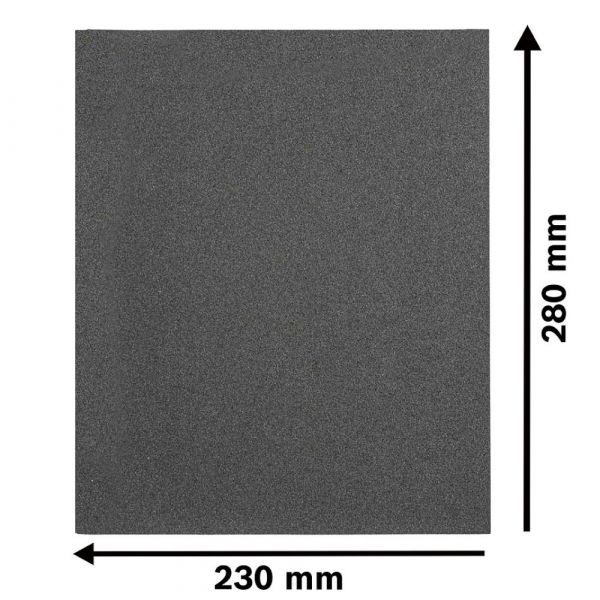 Folha de Lixa D'Água G120 230x280mm Bosch 