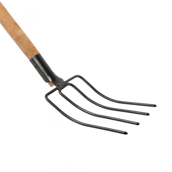 Forcado Metálico Reto 4 Dentes com Cabo 120cm Max