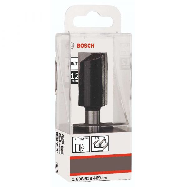 Fresa Bosch Standard de ranhurar 12 mm, D1 25 mm, L 40 mm, G 81 mm
