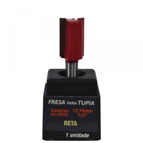 Fresa para Tupia Reta 1/2 x 1/4 Pol. 91,0003 Rocast