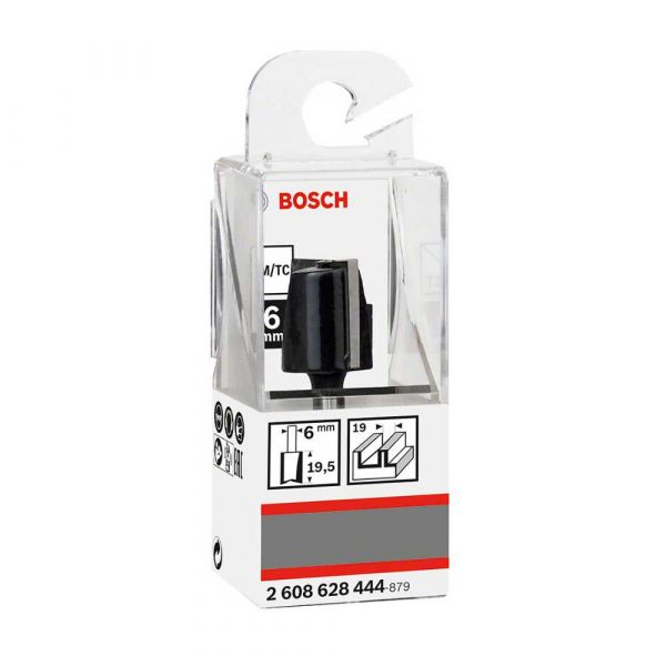 Fresa reta Bosch 6 mm, D1 19 mm, L 19,5 mm, G 51 mm