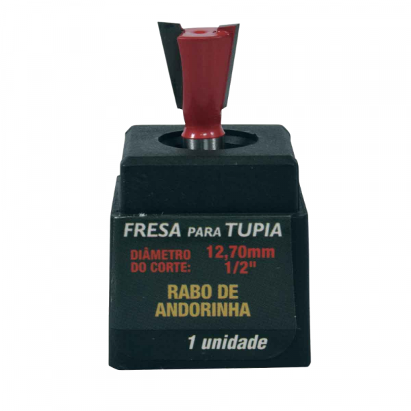 Fresa Tupia Rabo Andorinha 1/2 x 1/4 Pol. 91,0007 Rocast