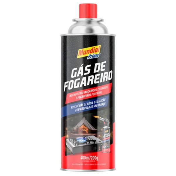 Gás de Fogareiro 400ml Mundial Prime