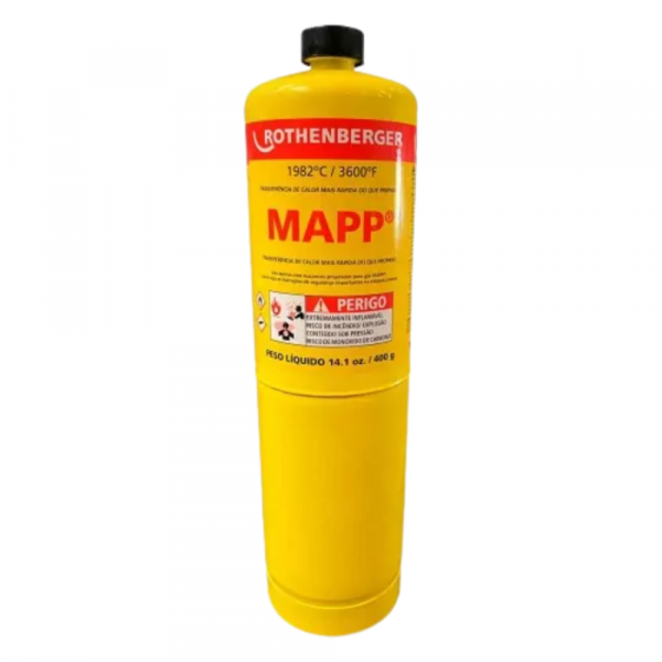 Gás para Maçarico Mapp Pro 400G R35539 Rothenberger