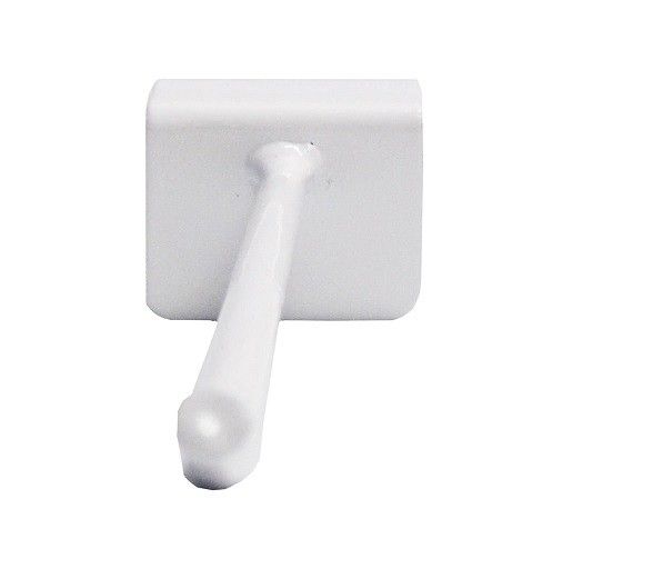 Gancho 20cm p/ Barra Reta Branca  Di Carlo 0504FPA01.0010