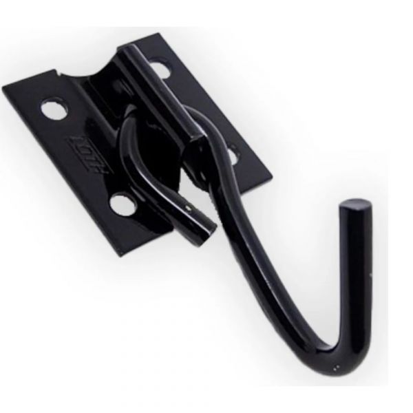 Gancho de Rede Parafusar Cromatizado Preto Loth