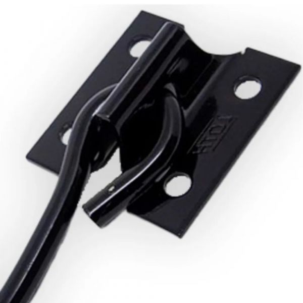 Gancho de Rede Parafusar Cromatizado Preto Loth