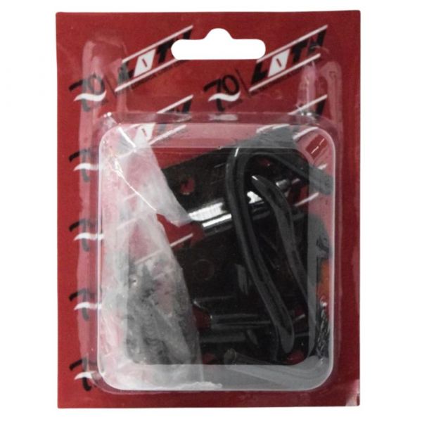 Gancho de Rede Parafusar Cromatizado Preto Loth