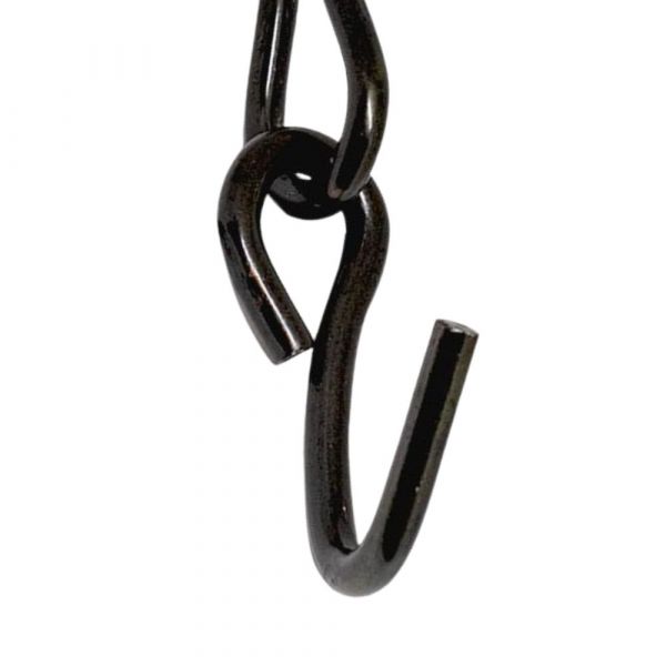 Gancho para Rede Chumbar Cromatizado Preto Loth