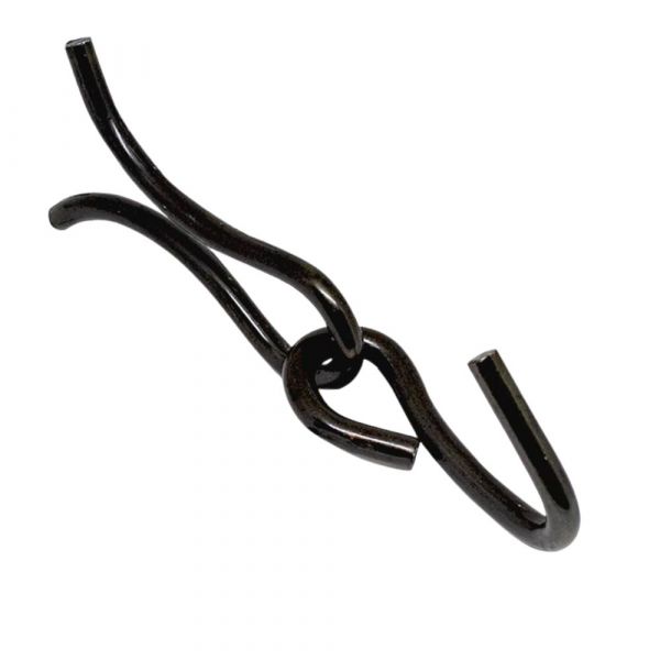 Gancho para Rede Chumbar Cromatizado Preto Loth