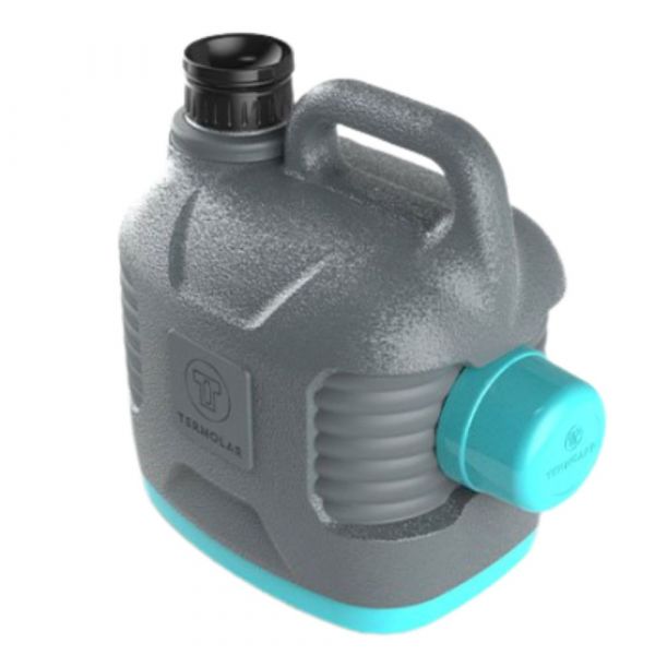 Garrafa Térmica 5 Litros Cinza e Azul Termolar