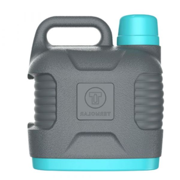 Garrafa Térmica 5 Litros Cinza e Azul Termolar