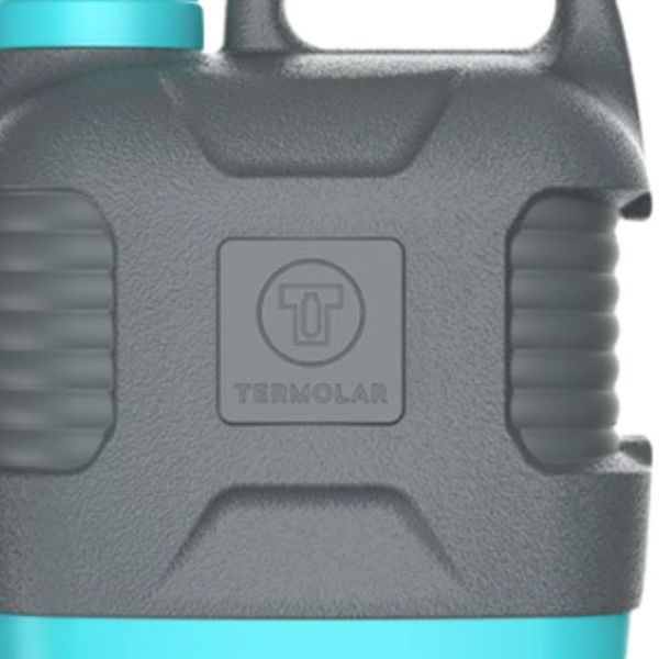 Garrafa Térmica 5 Litros Cinza e Azul Termolar