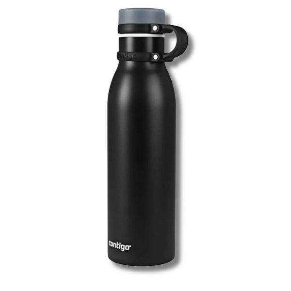 Garrafa Térmica Inox Parede Dupla Matterhorn 591ml Black Contigo 