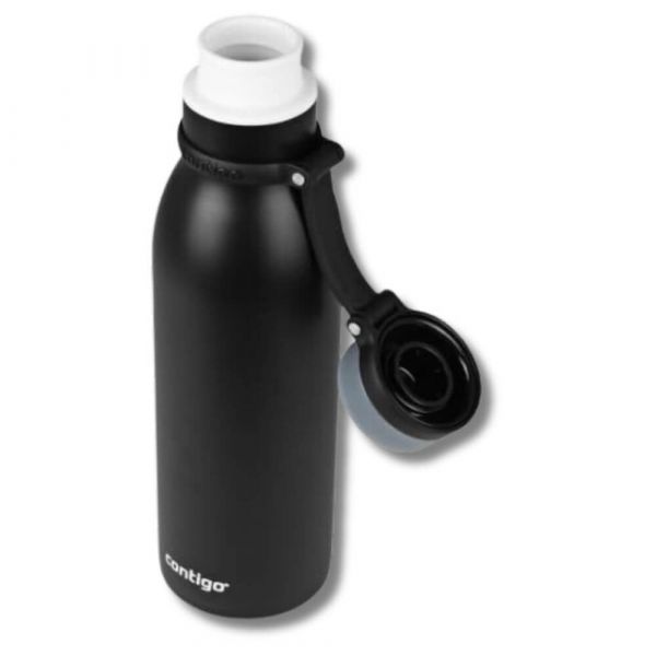 Garrafa Térmica Inox Parede Dupla Matterhorn 591ml Black Contigo 