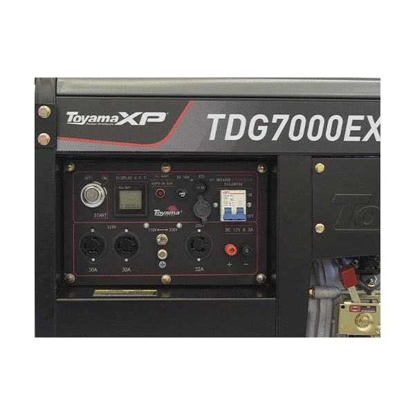 Gerador a Diesel Bivolt 115/220V 6,0KVA TDG7000EXP Toyama