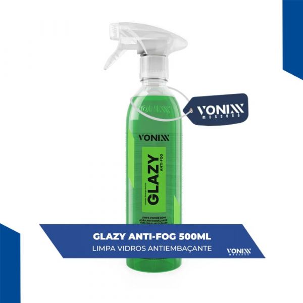 Glazy Anti-Fog Anti Embaçante Limpa Vidros 500ml Vonixx