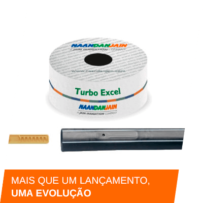 Mangueira Tubo Gotejador 17mm 30x30cm Bobina de 1000m- Turbo Excel Naandanjain