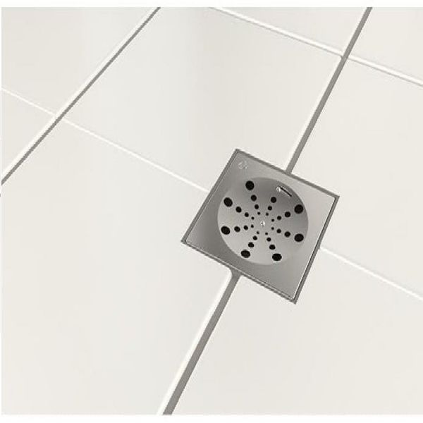 Grelha Quadrada com Fecho para Caixas Sifonadas e Ralos 150mm Blukit