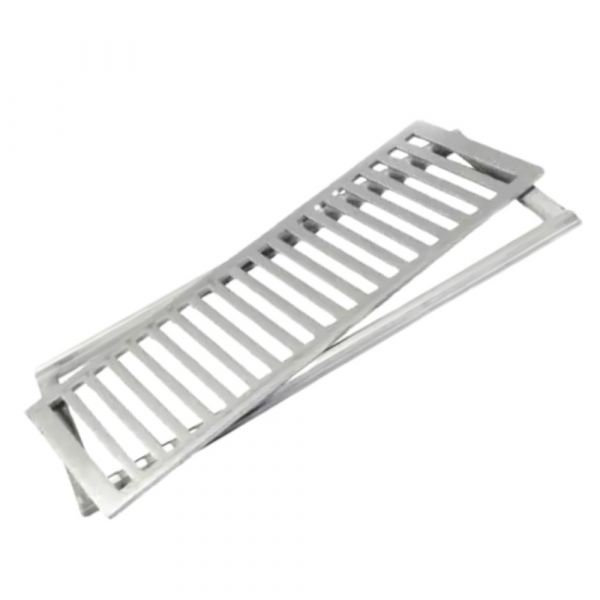 Grelha com Caixilho Escovado 50x15cm AC-Vent