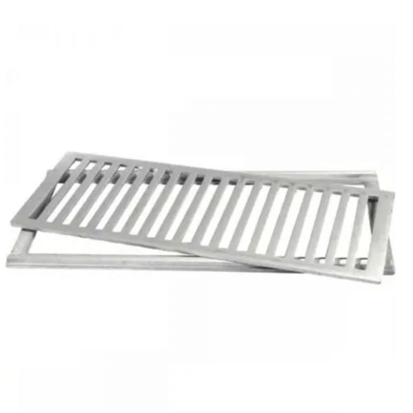 Grelha com Caixilho Escovado 50x15cm AC-Vent