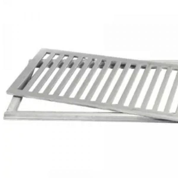 Grelha com Caixilho Escovado 50x15cm AC-Vent