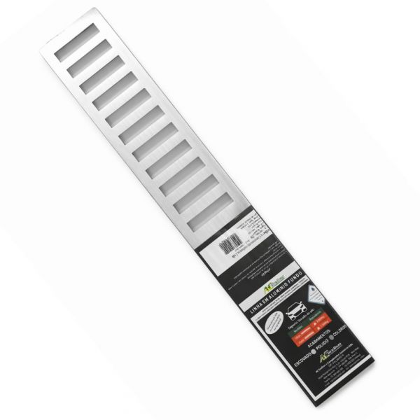 Grelha sem Caixilho Escovado 50x10cm AC-Vent