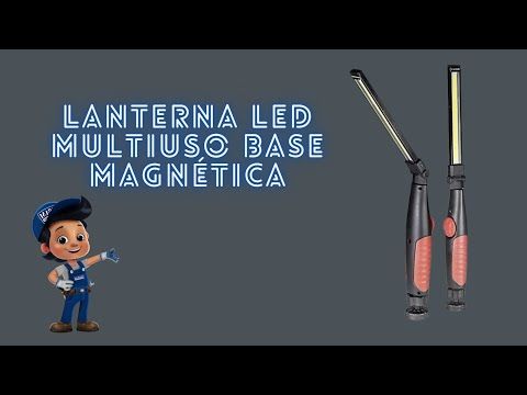 Lanterna Led Multiuso Base Magnética Noll