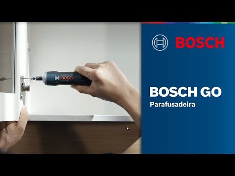 Parafusadeira a Bateria Bosch Go 3,6V BIVOLT com 2 Bits e 1 cabo USB