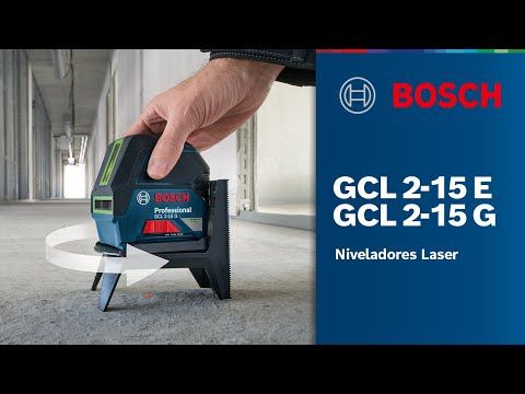 Nivelador a Laser de linhas 15 metros com pontos de prumo GCL 2-15 em Maleta Bosch