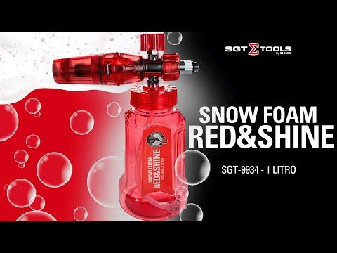Canhão de Espuma Snow Foam Red&shine 1L SGT-9934 Sigma Tools