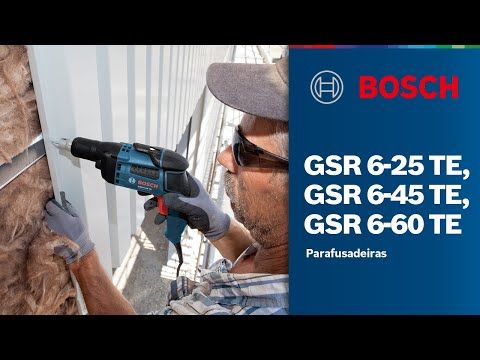 Parafusadeira Drywall Bosch GSR 6-25 TE 701W 220V em maleta