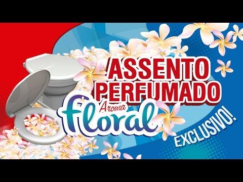 Assento Sanitário Almofadado Perfumado Floral Bellart Durin 757