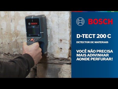 Detector e Scanner de parede Bosch D-TECT 200 C 200mm