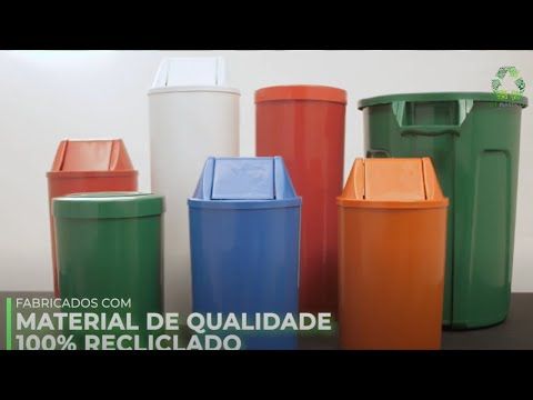 Cestos de Lixo 60 Litros Redondo - LAR Plásticos - Muito mais