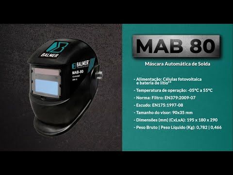 Máscara de Solda MAB-80 Automática Balmer