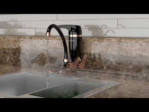 Torneira de Parede Acqua Premium Vermelho Cromada com Filtro Acquabios