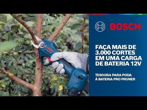 Tesoura de Poda a bateria Bosch Pro Pruner BRUSHLESS 12V Sem Bateria