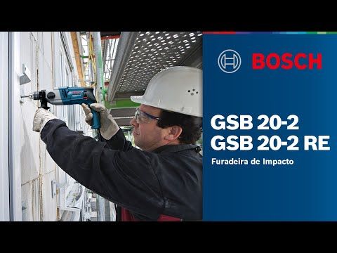 Furadeira de Impacto Bosch GSB 20-2 RE 800W 220V