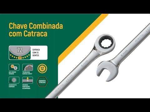 Chave Combinada Com Catraca 12mm Sata