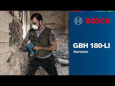 Martelete rompedor a Bateria Bosch GBH 180-LI Brushless 18V Sem Bateria