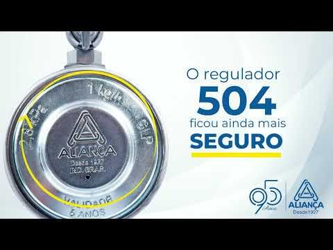 Regulador de Gás Blister Com Manômetro 1KG 3/8 BTM 504/01 Aliança