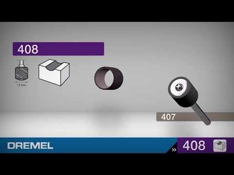 Conjunto Tubo de Lixa Gr60 Tr408 Dremel 2615000408