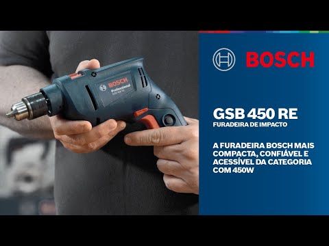 Furadeira de Impacto Bosch GSB 450 RE 450W 220V